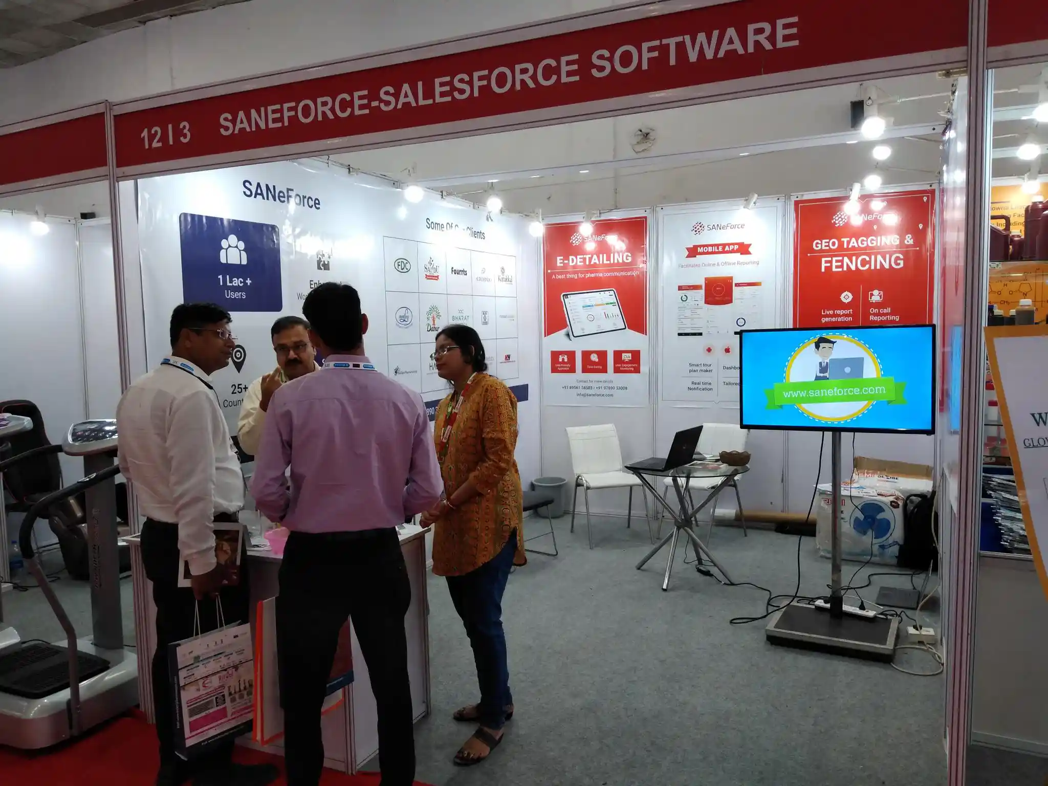 Indian Pharma Expo 2022: SANeForce showcases Pharma SFA and SAN CLM software solutions.